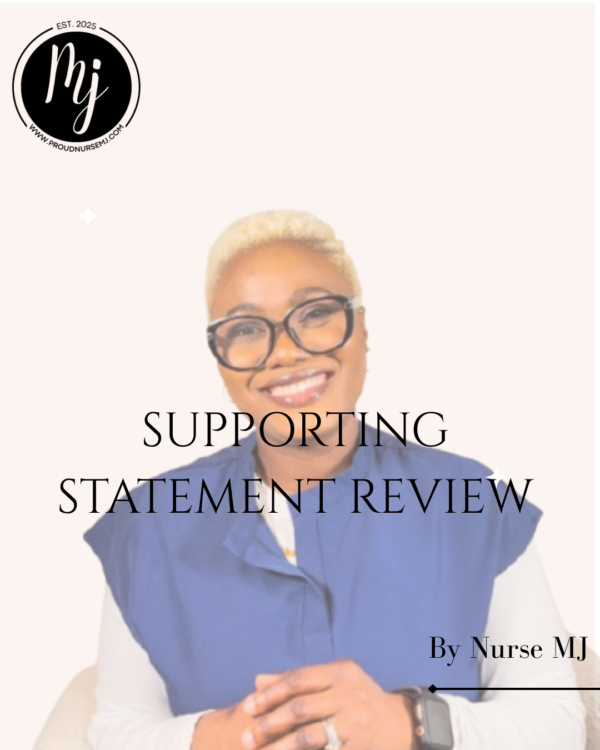 Supporting statement review
